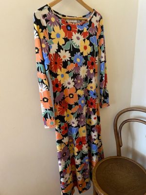 Compania Fantastica Floral midi dress