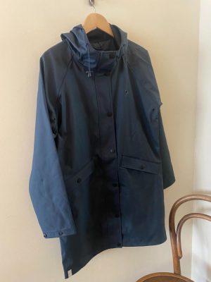 ICHI 'Tazi' Charcoal Raincoat