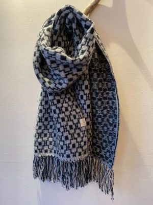 Komodo 'Abstract' charcoal scarf