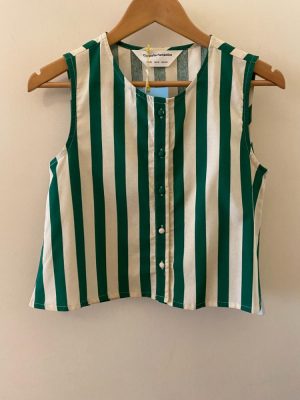 Compania Fantastica Stripe Crop Top