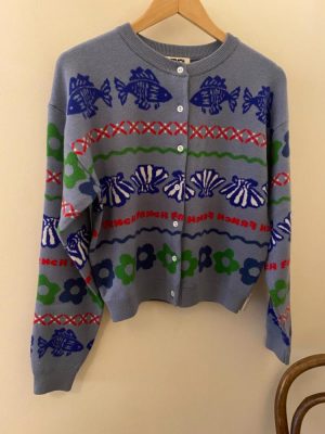 FRNCH 'Frederica' Seashore Knitted Cardigan