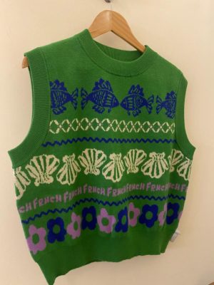 FRNCH 'Johanne' Seashore Knitted Tank Top