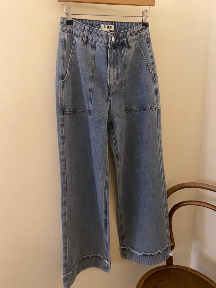 FRNCH 'Saphira' Blue Wash Jeans