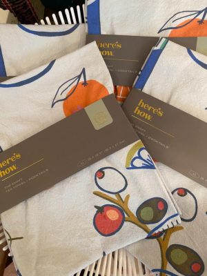 Here's How 'Emmy' Cocktail Tea Towel