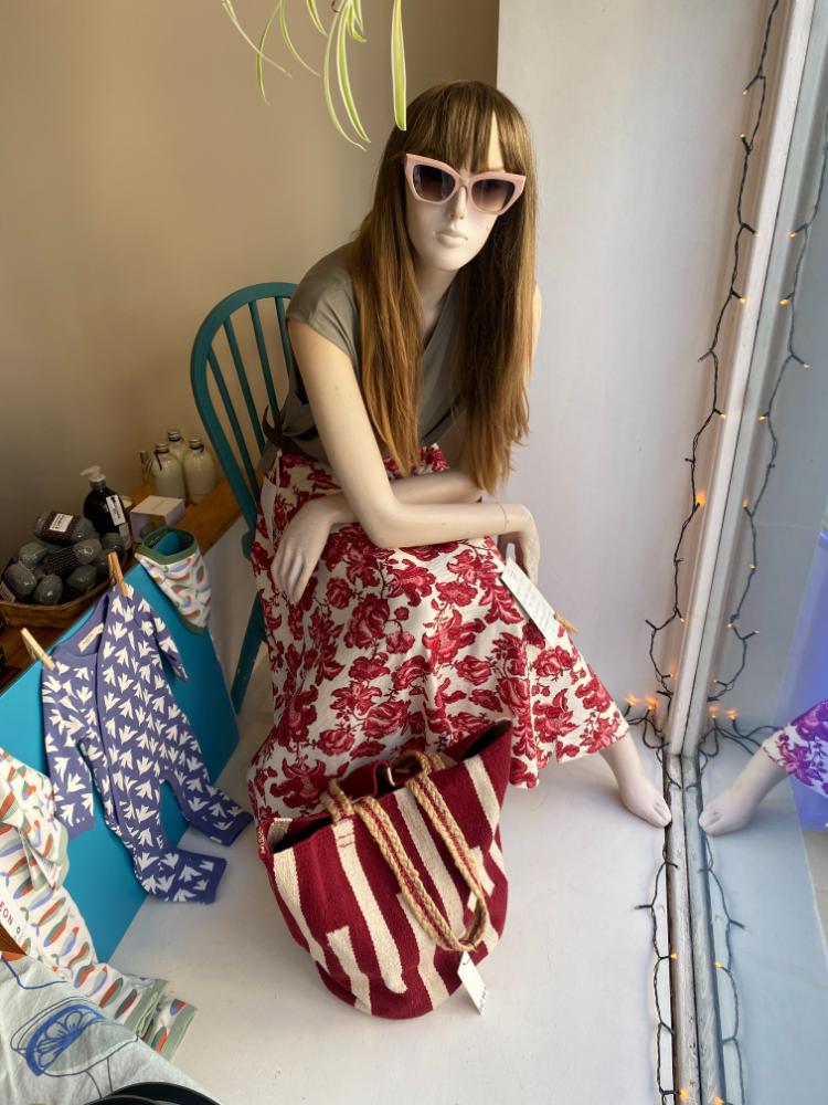 ICHI 'Gilvis' Floral Midi Skirt - Image 2