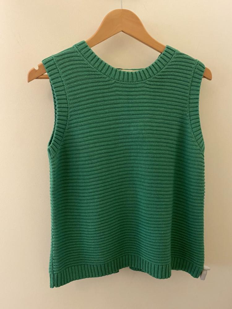 ICHI 'Dotties' Green Slipover