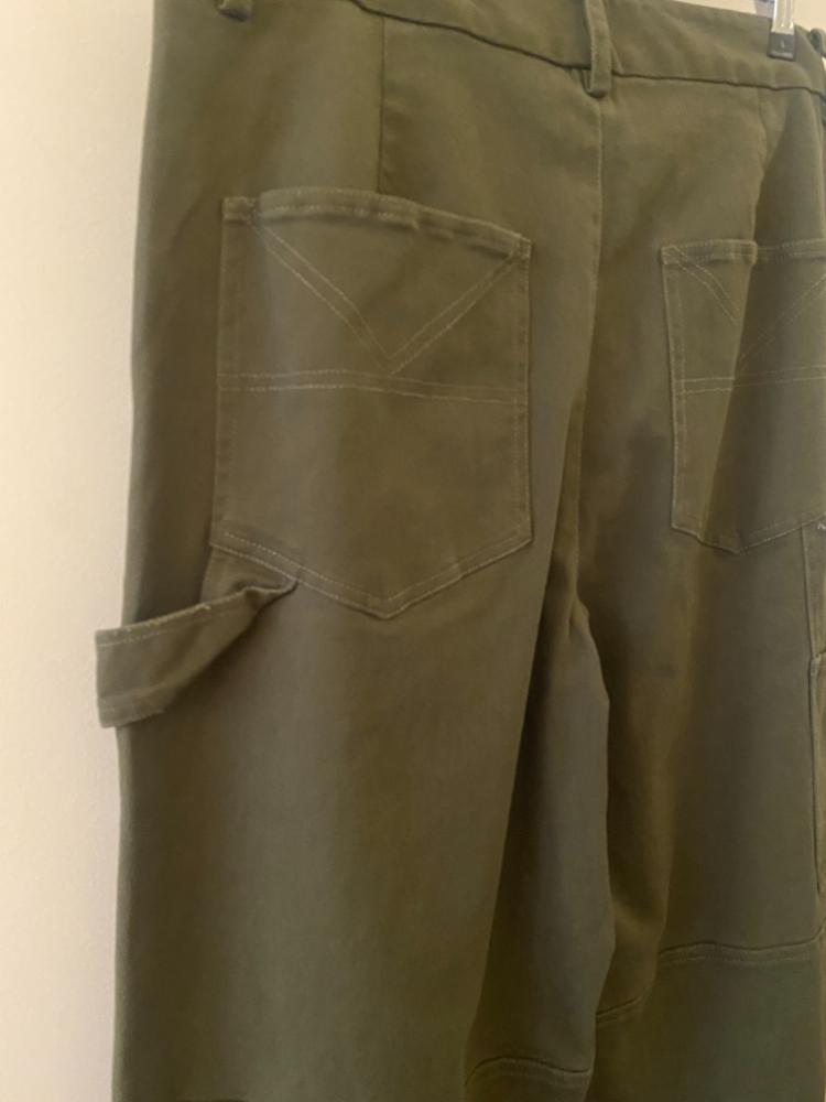 Komodo Green 'Theo' Twill Trousers - Image 6