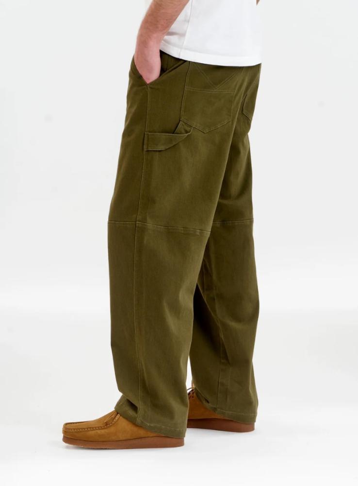 Komodo Green 'Theo' Twill Trousers - Image 5
