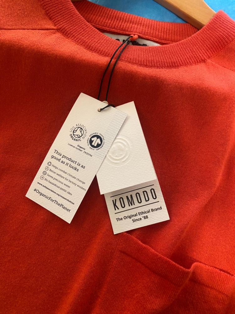 Komodo Orange 'Pocket' Jumper - Image 2