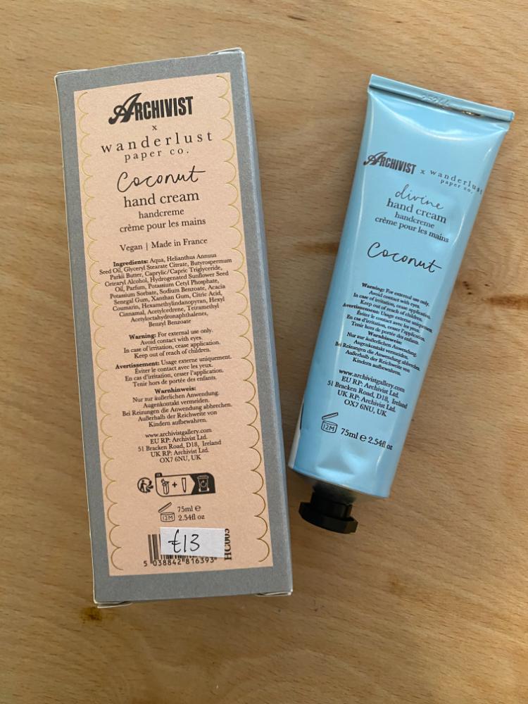 Archivist Divine Coconut Hand Cream - Image 3