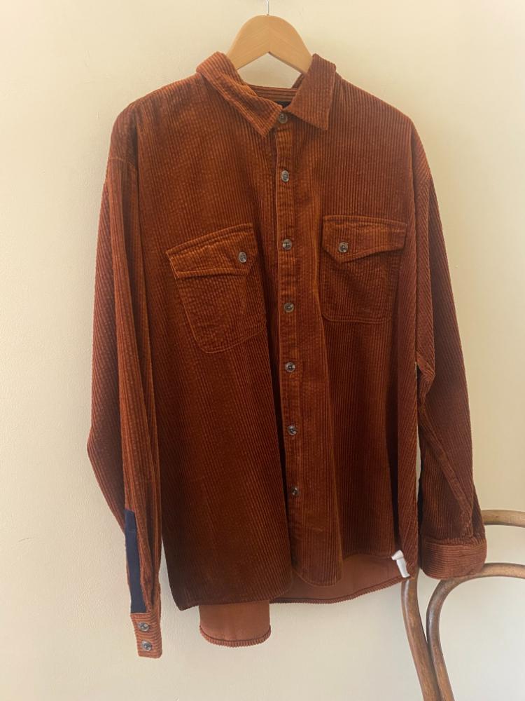 Komodo Karda Chestnut Corduroy Overshirt