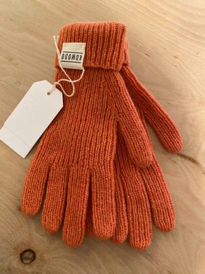 Komodo Orange Wool 'Park' gloves